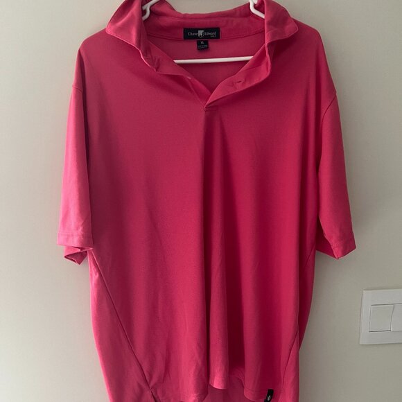 Chase Edward pink polo size xl - Picture 1 of 8